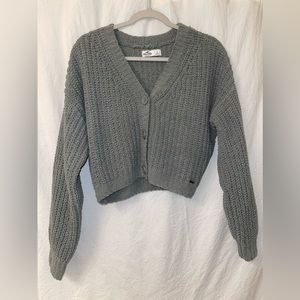 Hollister cropped cardigan